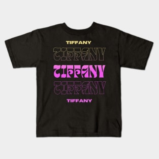 Tiffany // Typography Fan Art Design Kids T-Shirt